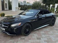 Second-hand Mercedes S63 AMG AMG 585 CP (430 kW) 2017 Culoarenegru Cabrio
