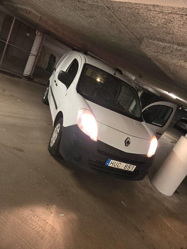 Vit Begagnad 2009 Renault Kangoo Minibuss | 32 500 kr (Bra pris) - Bild 1/4