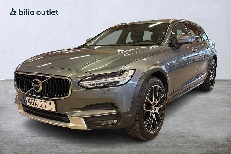 Grå Begagnad 2018 Volvo V90 CC Business Edition Kombi | 199 900 kr (Marknadspris) - Bild 1/3