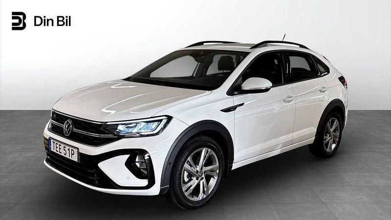 Vit Begagnad 2022 VW Taigo R-line SUV | 249 900 kr (Marknadspris) - Bild 1/4