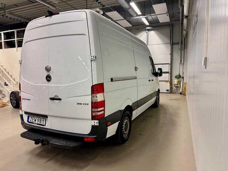 Begagnad Mercedes Sprinter 163 HK (119 kW) 2018 Vit Van