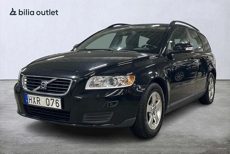 Svart Begagnad 2008 Volvo V50 Kinetic Kombi | 59 900 kr (Marknadspris) - Bild 1/4