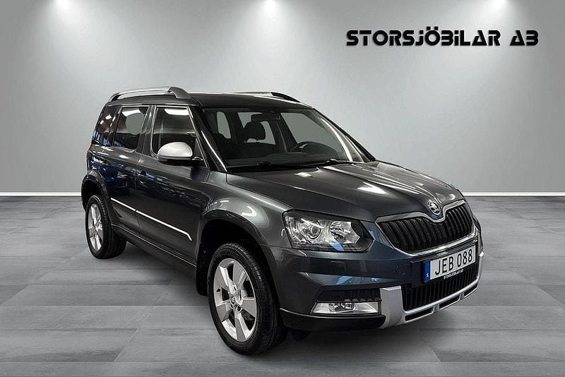 Grå Begagnad 2015 Skoda Yeti Outdoor SUV | 159 000 kr (Marknadspris) - Bild 1/4