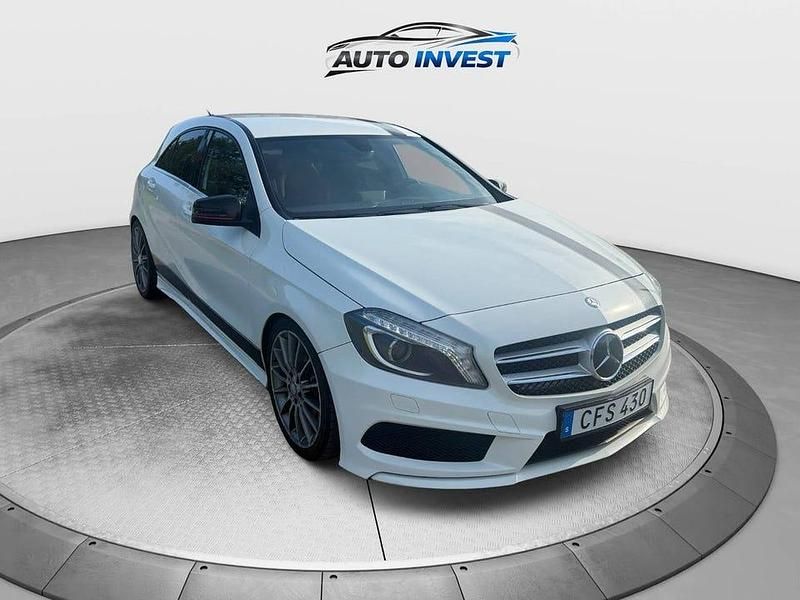 Begagnad Mercedes A180 AMG line 122 HK (89 kW) 2014 Vit