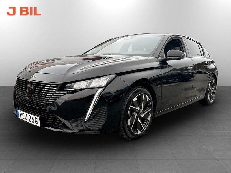 Svart Begagnad 2022 Peugeot 308 Allure Halvkombi | 209 900 kr (Marknadspris) - Bild 1/4