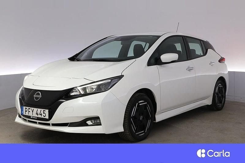 Vit Begagnad 2022 Nissan Leaf Acenta Halvkombi | 174 900 kr (Marknadspris) - Bild 1/4