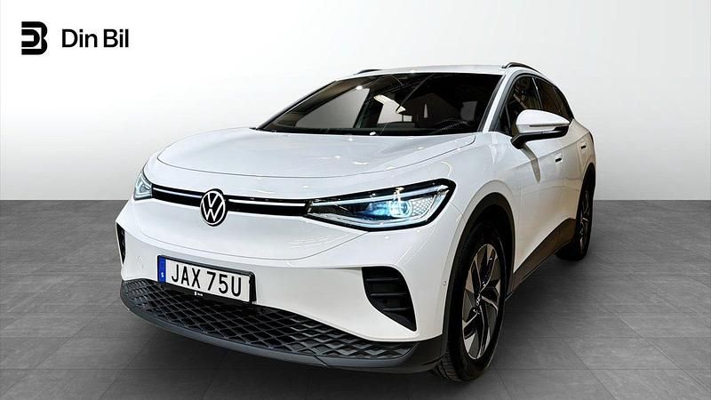 Vit (glacier white metallic) Begagnad 2024 VW ID.4 Comfortline SUV | 459 900 kr (Dyr) - Bild 1/4
