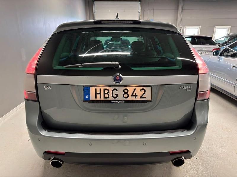 Begagnad Saab 9-3 Aero 210 HK (154 kW) 2009 Ljusgrön Kombi