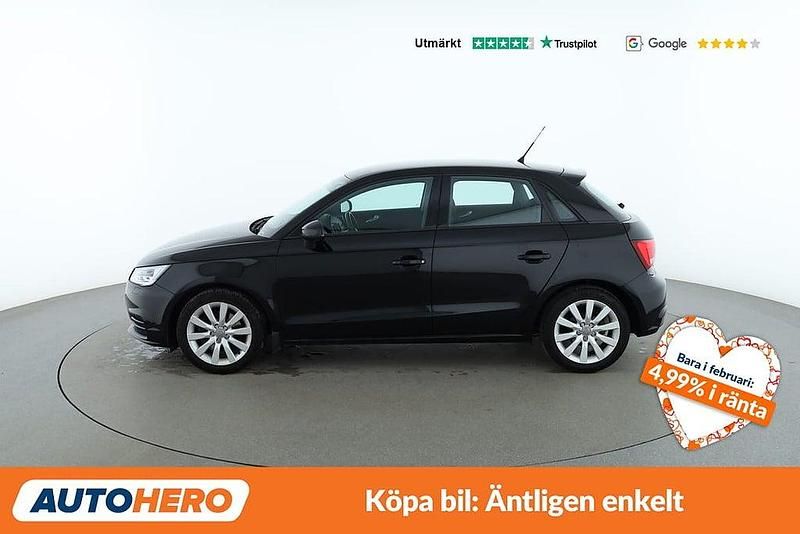 Begagnad Audi A1 Sportback Comfort 126 HK (92 kW) 2018 Svart Halvkombi