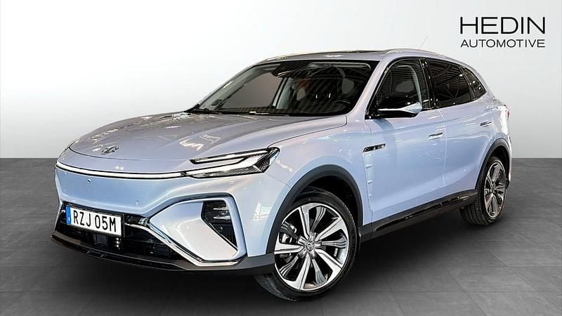 Blå (black) Begagnad 2022 MG Marvel R Performance SUV | 309 900 kr (Bra pris) - Bild 1/4