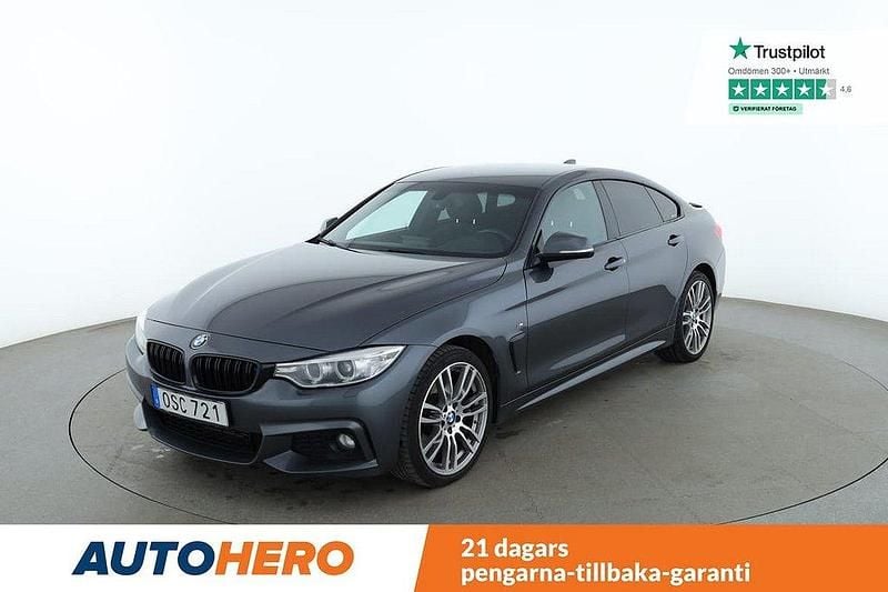 Grå Begagnad 2016 BMW 430 Gran Coupé M Sport Sportkupé | 241 000 kr (Marknadspris) - Bild 1/4