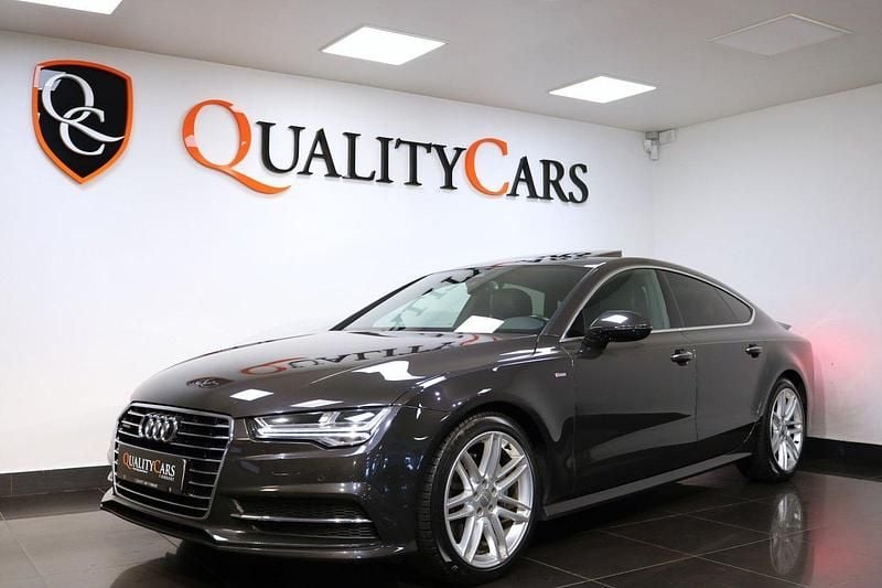 Grå Begagnad 2016 Audi A7 Sportback S-Line Halvkombi | 259 000 kr (Marknadspris) - Bild 1/4