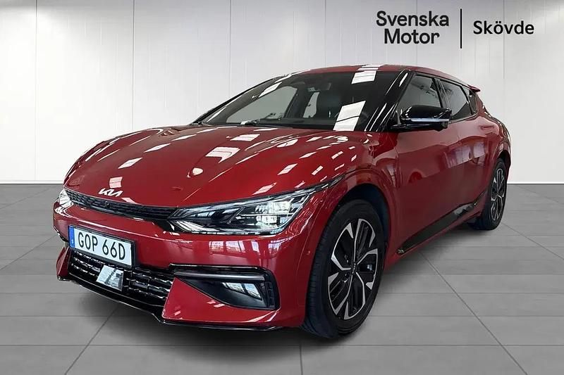 Röd Begagnad 2021 Kia EV6 GT-Line SUV | 379 200 kr - Bild 1/4