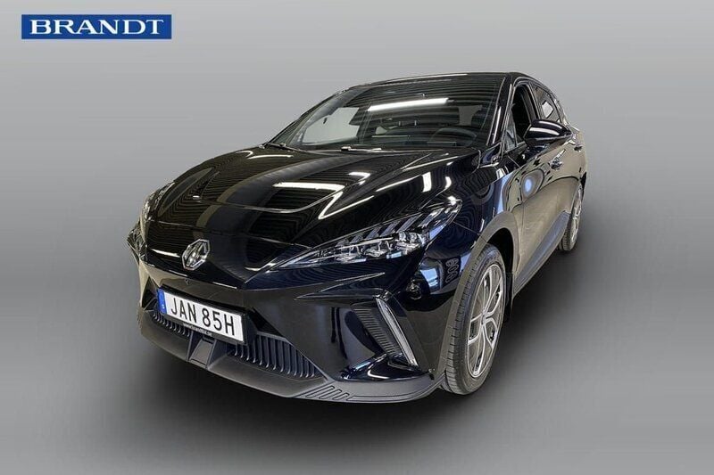 Svart Begagnad 2023 MG MG4 EV Trophy Halvkombi | 419 900 kr - Bild 1/4