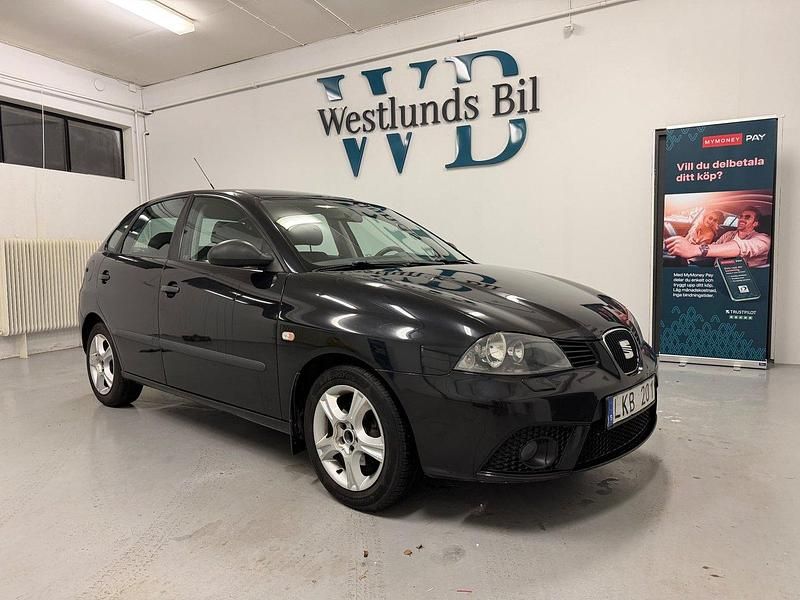Svart Begagnad 2008 Seat Ibiza Halvkombi | 29 900 kr (Marknadspris) - Bild 1/4