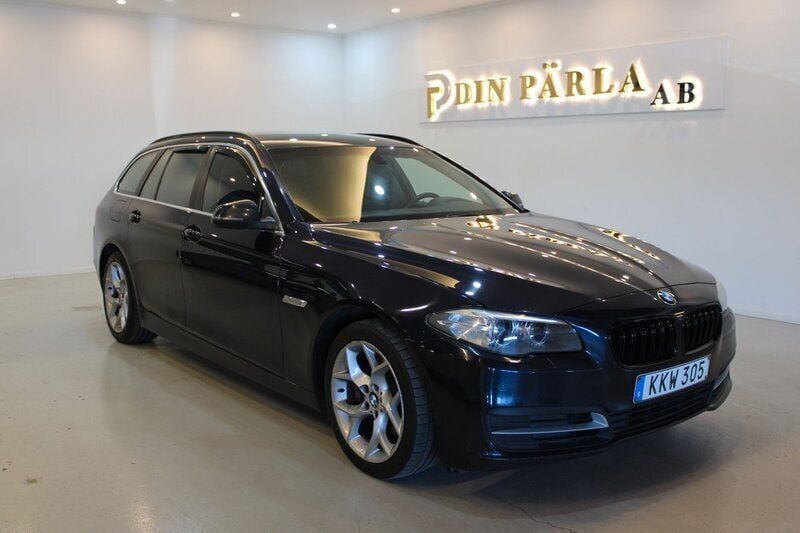 Blå Begagnad 2016 BMW 520 Kombi | 119 900 kr (Bra pris) - Bild 1/4