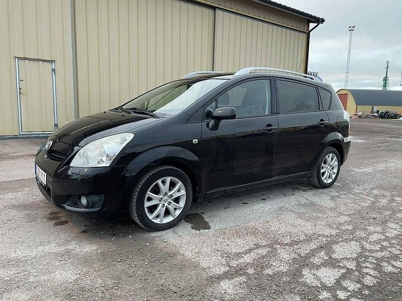 Svart Begagnad 2008 Toyota Corolla Verso Minibuss | 59 900 kr (Marknadspris) - Bild 1/4