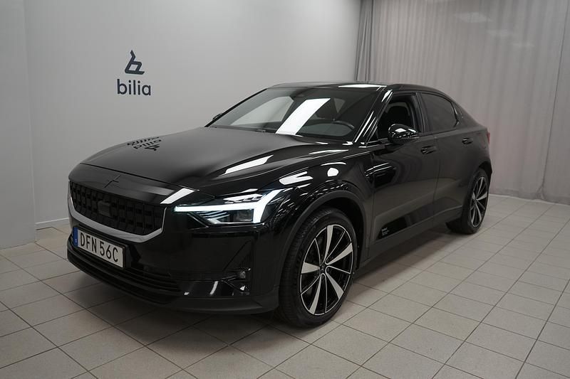 Begagnad Polestar 2 Long Range Dual motor 309 kW (421 HK) 2020 Svart Halvkombi