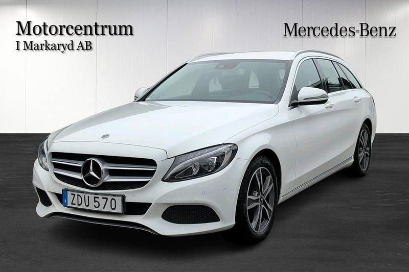 Begagnad Mercedes C220 Avantgarde 170 HK (125 kW) 2017 Vit Kombi