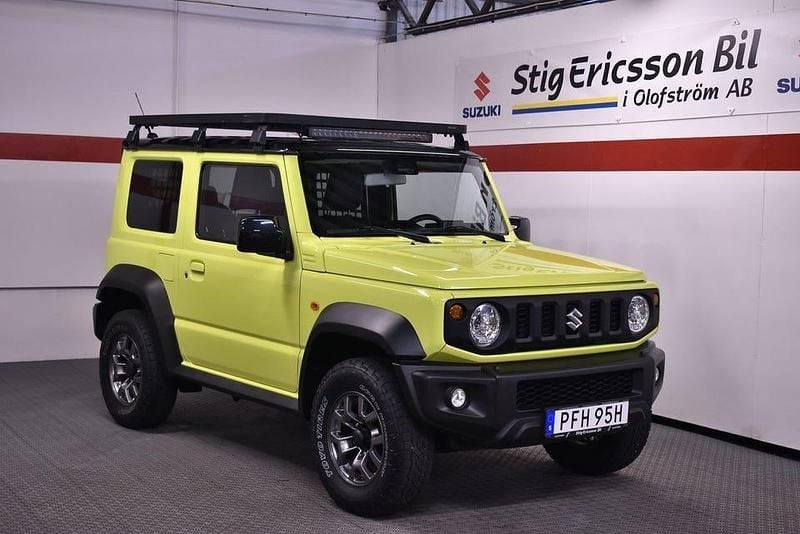 Gul Begagnad 2019 Suzuki Jimny SUV | 339 500 kr (Lite dyr) - Bild 1/4