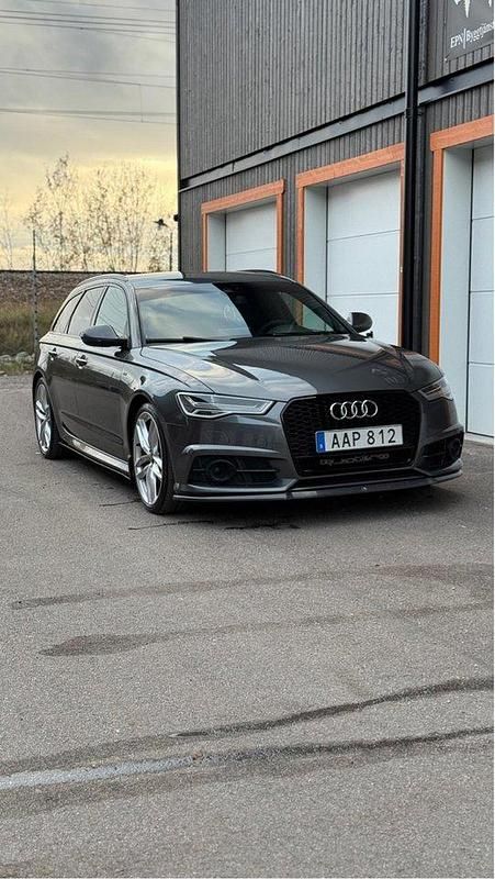 Grå Begagnad 2018 Audi A6 Ambition Kombi | 200 000 kr (Marknadspris) - Bild 1/4