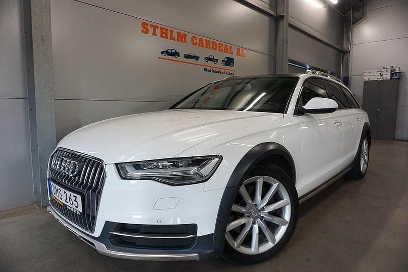 Vit Begagnad 2018 Audi A6 Allroad Ambition Kombi | 246 900 kr (Marknadspris) - Bild 1/4