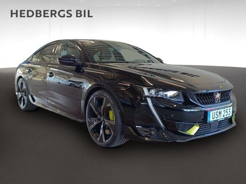 Svart Begagnad 2023 Peugeot 508 Peugeot Sport Engineered Sedan | 599 500 kr - Bild 1/4