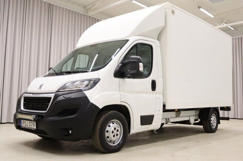 Vit Begagnad 2019 Peugeot Boxer Van | 179 900 kr (Marknadspris) - Bild 1/4