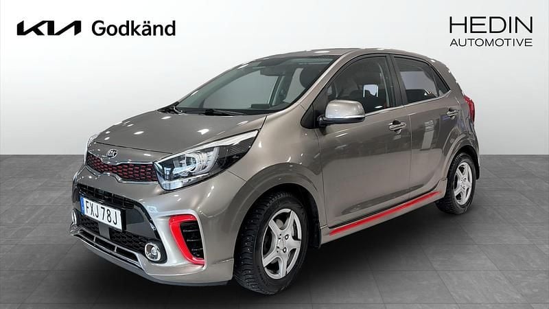 Grå Begagnad 2019 Kia Picanto GT-Line Halvkombi | 129 900 kr (Marknadspris) - Bild 1/4