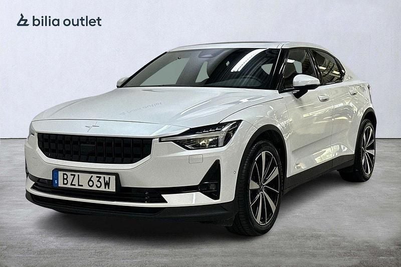 Vit Begagnad 2021 Polestar 2 Pilot Sedan | 359 900 kr (Marknadspris) - Bild 1/4
