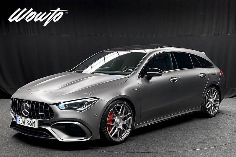 Grå Begagnad 2020 Mercedes CLA45 AMG AMG Kombi | 489 800 kr (Marknadspris) - Bild 1/3