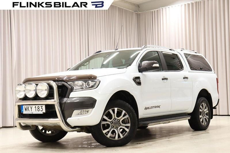 Vit Begagnad 2018 Ford Ranger Wildtrack Pickup | 339 900 kr (Lite dyr) - Bild 1/4