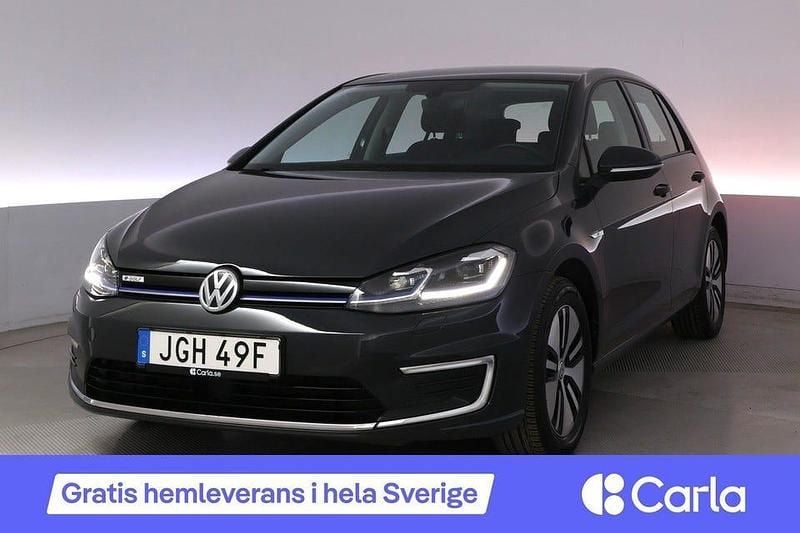 Begagnad VW e-Golf 100 kW (136 HK) 2019 Grå Halvkombi