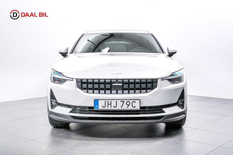 Begagnad Polestar 2 Long Range Dual motor 309 kW (421 HK) 2021 Vit Halvkombi