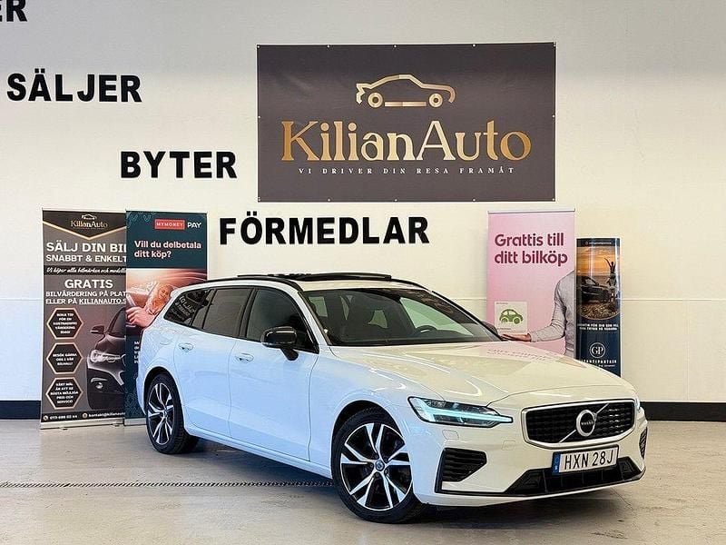 Vit Begagnad 2019 Volvo V60 R-Design Kombi | 284 900 kr (Bra pris) - Bild 1/4