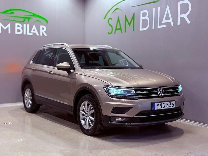 Begagnad VW Tiguan GT 190 HK (139 kW) 2018 Brun SUV