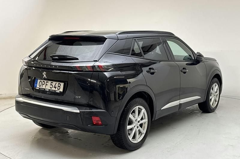Begagnad Peugeot e-2008 GT 100 kW (136 HK) 2022 Svart SUV