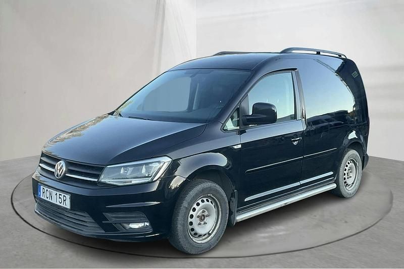 Svart Begagnad 2019 VW Caddy Minibuss | 100 000 kr (Superpris) - Bild 1/4