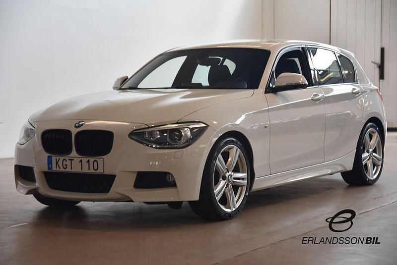 Begagnad BMW 116 M Sport 136 HK (100 kW) 2015 Vit Halvkombi