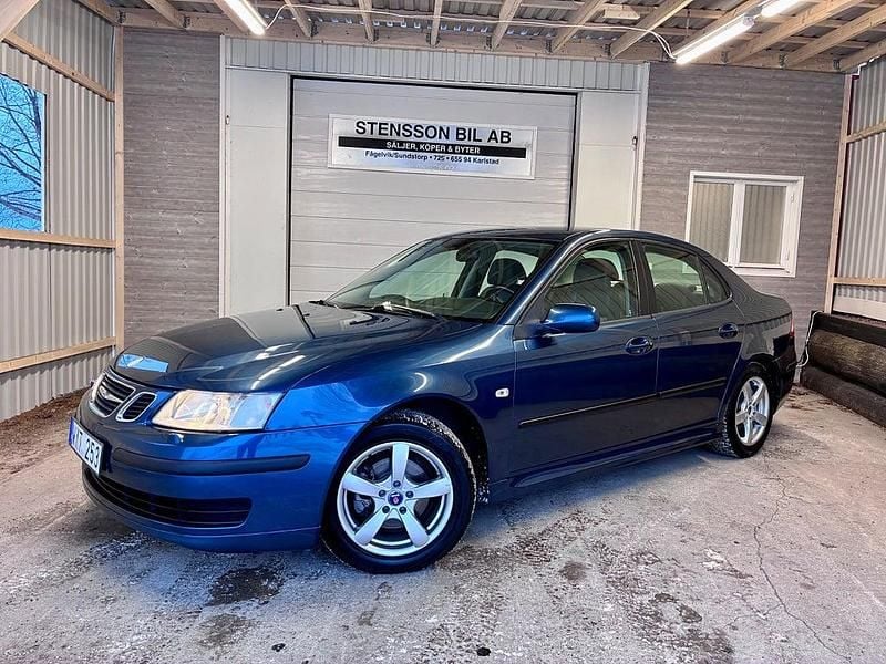 Begagnad Saab 9-3 Vector 175 HK (128 kW) 2005 Blå Sedan