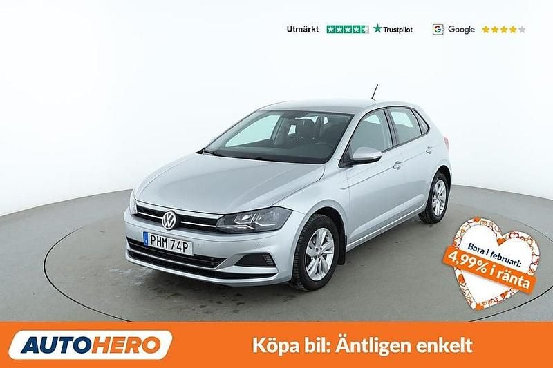 Begagnad VW Polo Comfortline 95 HK (69 kW) 2020 Silver Halvkombi