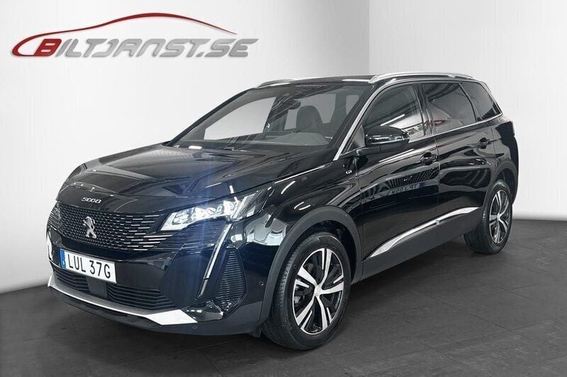 Svart Begagnad 2023 Peugeot 5008 GTi Minibuss | 319 900 kr (Marknadspris) - Bild 1/4