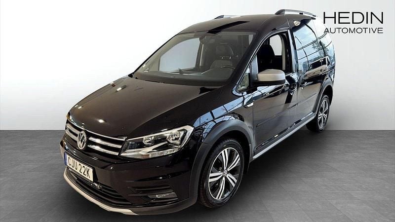 Svart (black) Begagnad 2020 VW Caddy Minibuss | 243 625 kr (Dyr) - Bild 1/4