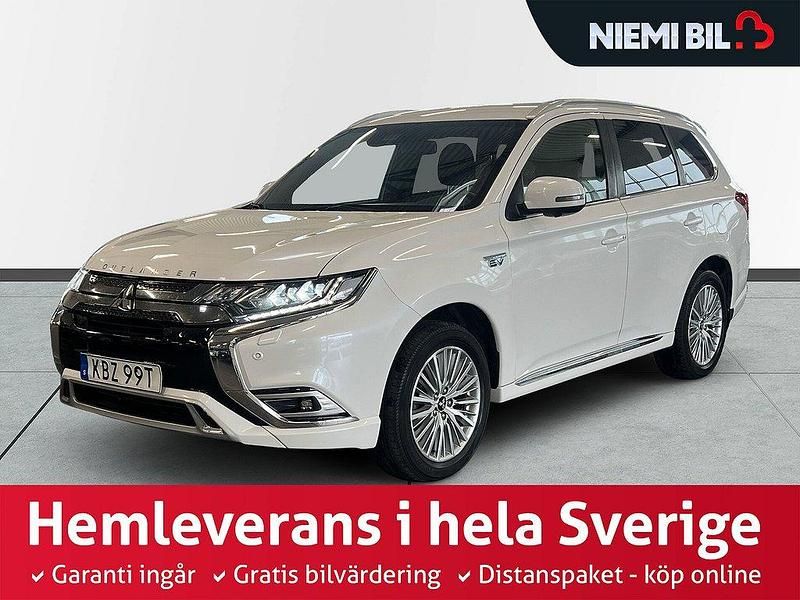 Vit Begagnad 2019 Mitsubishi Outlander P-HEV SUV | 229 900 kr (Marknadspris) - Bild 1/3