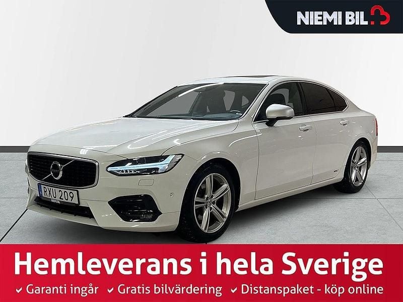 Vit Begagnad 2018 Volvo S90 R-Design Sedan | 309 900 kr (Dyr) - Bild 1/3