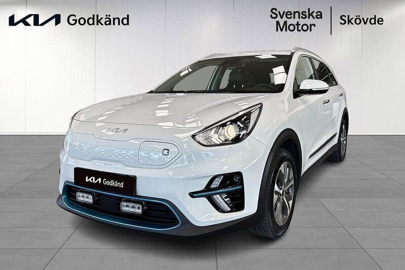 Vit Begagnad 2022 Kia e-Niro Advance SUV | 269 200 kr (Bra pris) - Bild 1/4