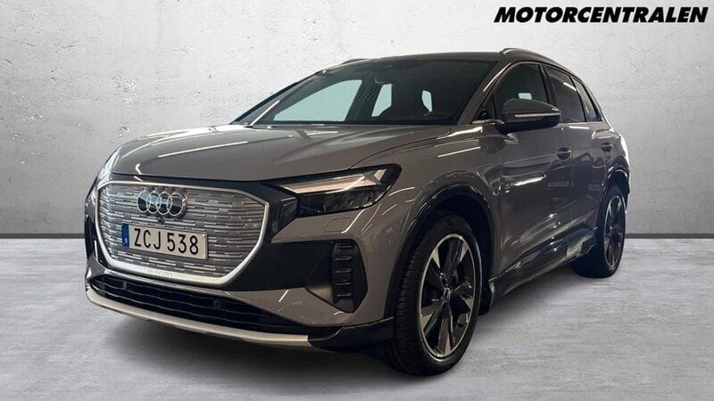 Grå Begagnad 2023 Audi Q4 e-tron Proline SUV | 479 000 kr (Marknadspris) - Bild 1/4