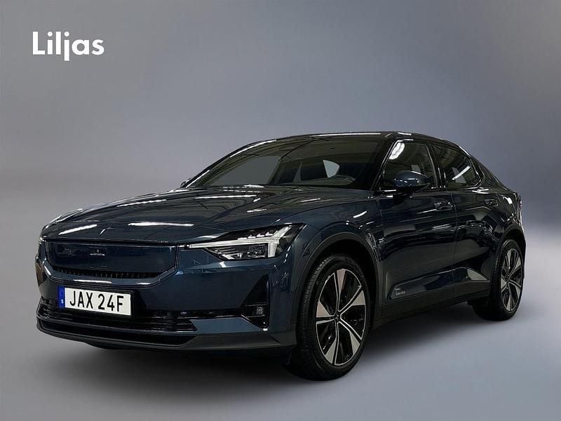Mörkblå (blå) Begagnad 2024 Polestar 2 Pilot Sedan | 489 000 kr (Dyr) - Bild 1/4