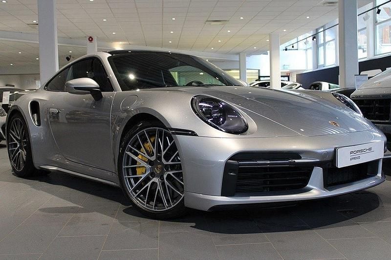 Silver Begagnad 2022 Porsche 911 Turbo S | 2 295 000 kr - Bild 1/4