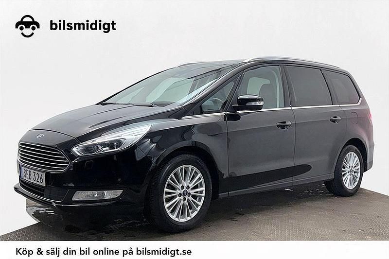 Svart Begagnad 2017 Ford Galaxy Business Edition Minibuss | 194 900 kr (Marknadspris) - Bild 1/3